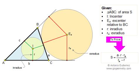 Geometry classes, Problem 197. Area of a Triangle, Side, Inradius, and ...