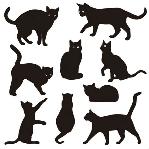 Black Cat Silhouette Tattoo Ideas - Design Talk