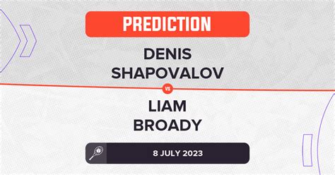 Denis Shapovalov vs Liam Broady Prediction - Wimbledon 2023