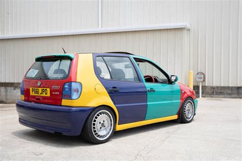 This 1996 VW Polo Harlequin Is '90s Fashion on Wheels