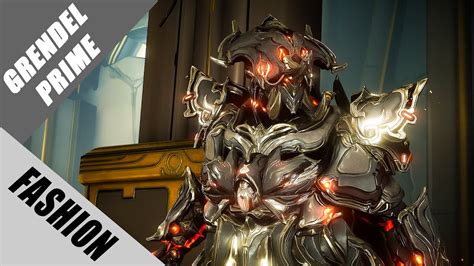 Warframe | Fashion Frame | Grendel Prime : Scorching Devourer - YouTube