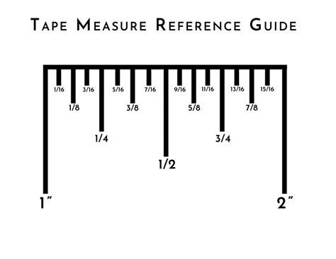 Tape Measure Markings Printable - Printable Word Searches