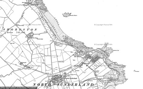 Historic Ordnance Survey Map of Seahouses, 1896