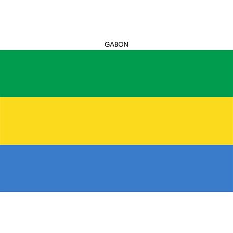 Gabon Flag - Awal Plastics Shop Catalogue