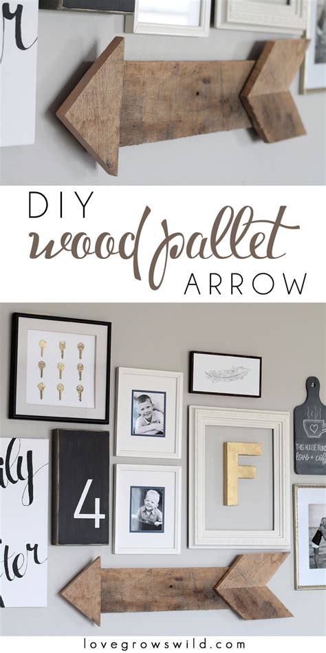 DIY Wood Pallet Arrow - Love Grows Wild