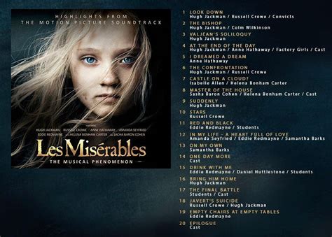 Les Miserables Soundtrack 2022