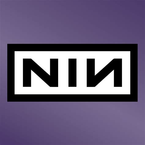 Nine Inch Nails logo NIN Vinyl Sticker BLACK AND WHITE music Decal ...