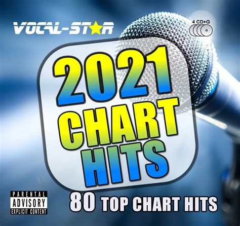 Vocal-Star 2021 Karaoke Hits 80 Songs on 4 CDG Discs