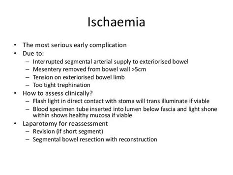 Complications of stoma