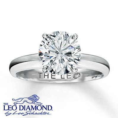 Kay Jewelers Diamond Solitaire Ring 2 ct Round-Cut 14K White Gold- Rings