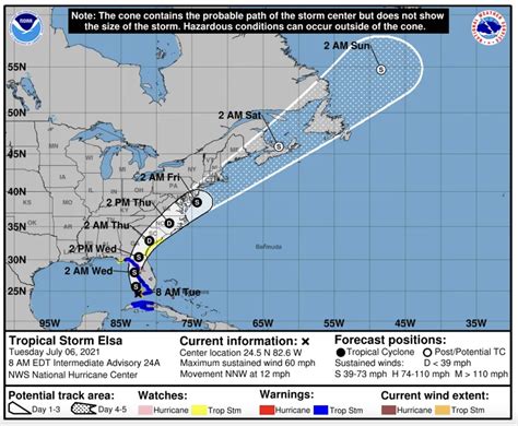 Tropical Storm Elsa Expected to Grow Stronger Before Hitting Florida ...