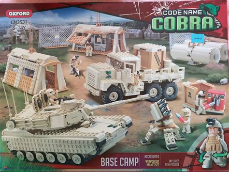 (LAST SET) Oxford CN3531 Army base camp brick set lego compatible ...