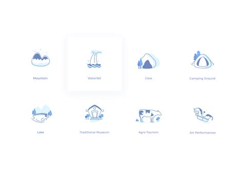 Purworejo Tourism Icons by Ardias Elga Kurnia on Dribbble