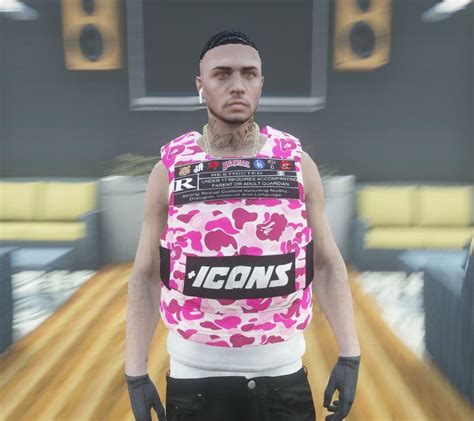 Bape Icons Vest for MP Male [SP / FiveM] - GTA5-Mods.com