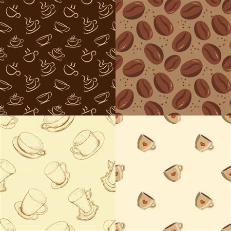 Coffee Pattern Background (PNG) | OnlyGFX.com