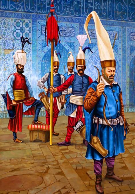 Picture only. Ottoman Janissaries. Learn about Janissaries then make ...