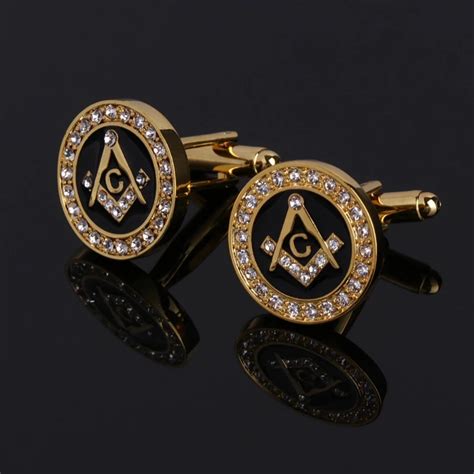 Men Cufflinks High End Luxury Rhinestone Charm Suit Fashion For Wedding ...