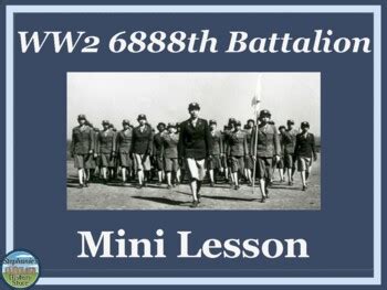 6888th Battalion of World War 2 Mini Lesson by Stephanie's History Store