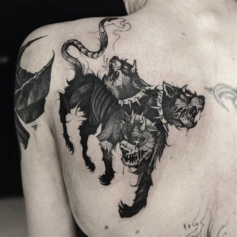 Cerberus Greek Mythology Tattoo