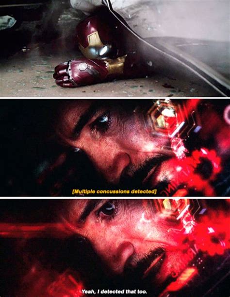 Multiple contusions detected... (Tony Stark and FRIDAY, "Civil War ...