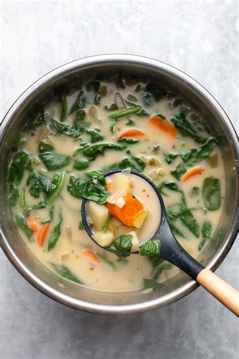 Cozy_Potato_Spinach_Soup_Vegan_Instant_Pot_FromMyBowl-3 - From My Bowl