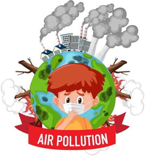 1,300+ Air Pollution Children Stock Illustrations, Royalty-Free Vector ...