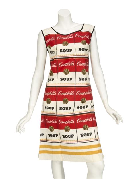 AFTER ANDY WARHOL - CAMPBELL'S "SOUPER DRESS" - Current price: $750