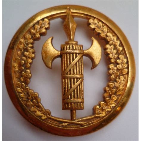 French Military Justice Beret Badge. A nice badge marked on reverse: