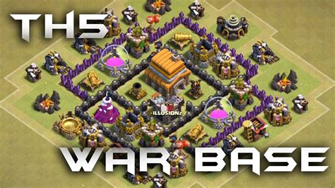 Th5 War base 2016 (Must Use) - YouTube