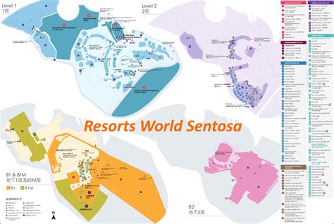 Resorts World Sentosa Map | Sentosa, Singapore - Ontheworldmap.com