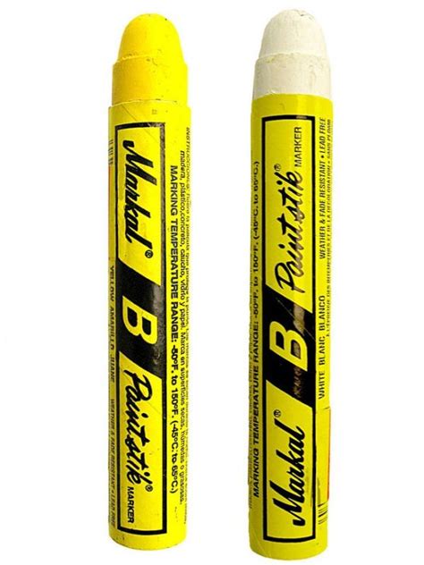 Markal Tyre Marking Paint Stick - White - Raceline Motorsport Racewear