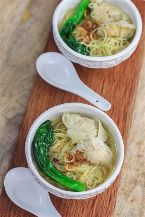 Wonton Noodle Soup - Maya Kitchenette