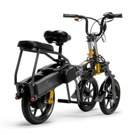 14 Inch Mini Electric Tricycle Bike , Electric Foldable Tricycle With 3 ...