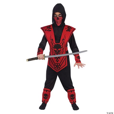 Boy’s Red Ninja Halloween Costume - Medium