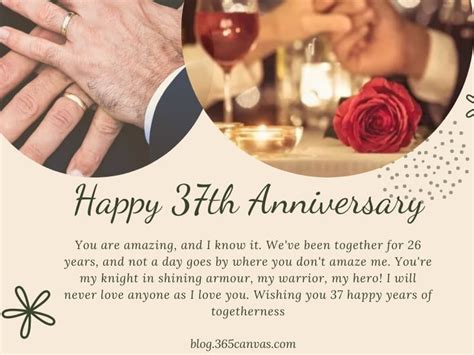 40+ Best 37th Year Anniversary Quotes, Wishes and Messages