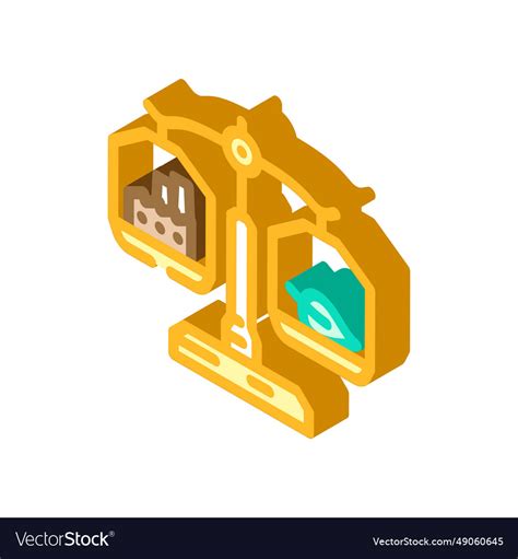 Environmental compliance isometric icon Royalty Free Vector