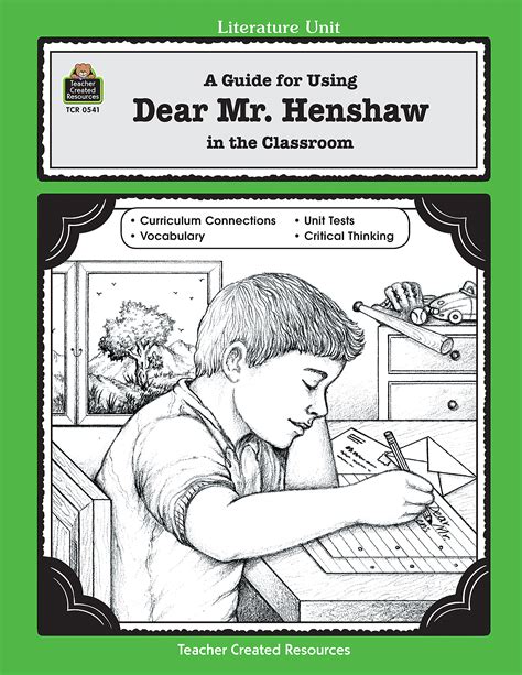 A Guide for Using Dear Mr. Henshaw in the Classroom - TCR0541 | Teacher ...