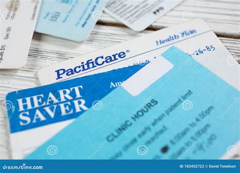 PacifiCare card editorial photography. Image of medicine - 183452722