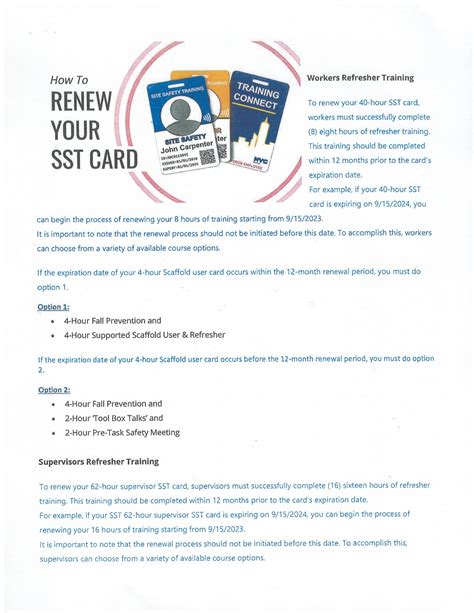 SST Card Renewal – Carpenters Local 926