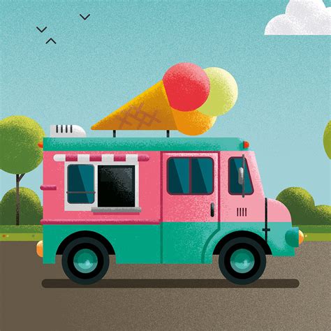 Ice cream truck :: Behance