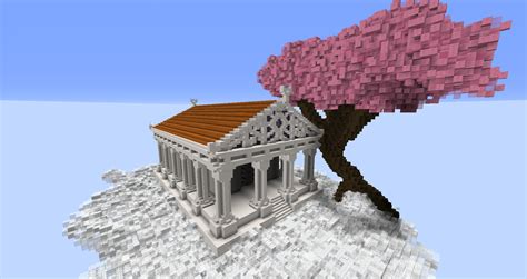 How To Build A Greek Temple In Minecraft