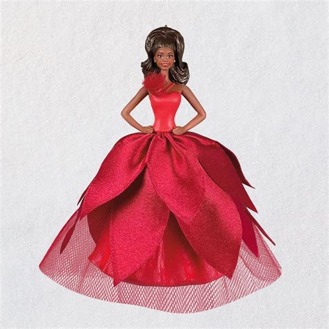 2022 Holiday Barbie African American Hallmark Keepsake Ornament ...