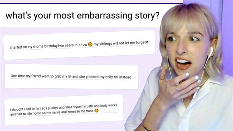 my viewers MOST EMBARRASSING stories... omg - YouTube