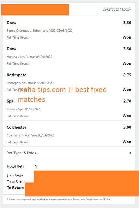 Mafia Tips Fixed Matches