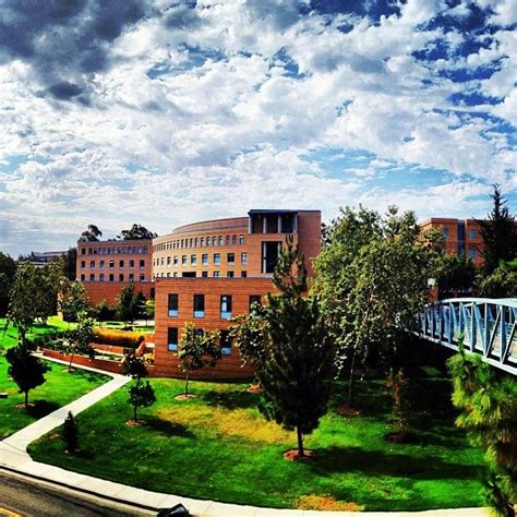 Summer sky over Humanities Instructional Building at UC Irvine.