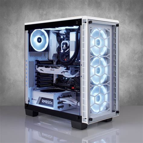 Corsair Crystal 460X RGB PC Case White | Pc cases, Custom pc, Custom ...