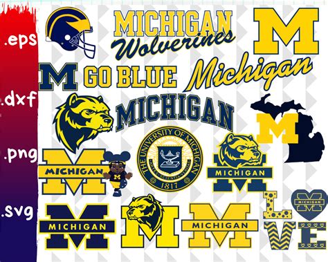 Michigan Wolverines svg, Michigan Wolverines logo, Michigan Wolverines ...