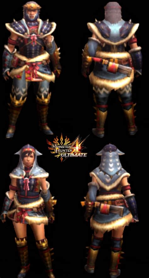 Arzuros Armor (Blademaster) (MH4U) | Monster Hunter Wiki | Fandom