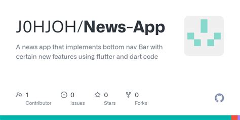 GitHub - J0HJOH/News-App: A news app that implements bottom nav Bar ...