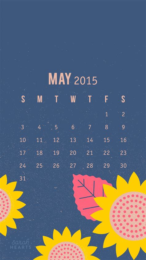 May 2015 Calendar Wallpaper - Sarah Hearts